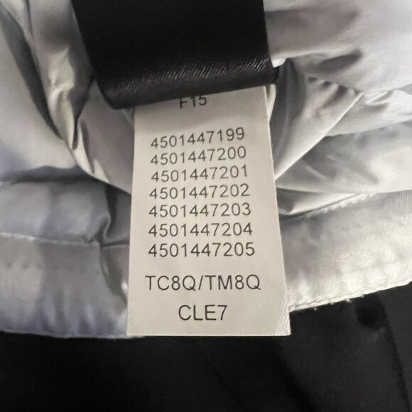 The North Face Vest Women’s Size S 550 Goose Down Puffer Gray Full Zip Aconcagua - Picture 13 of 14